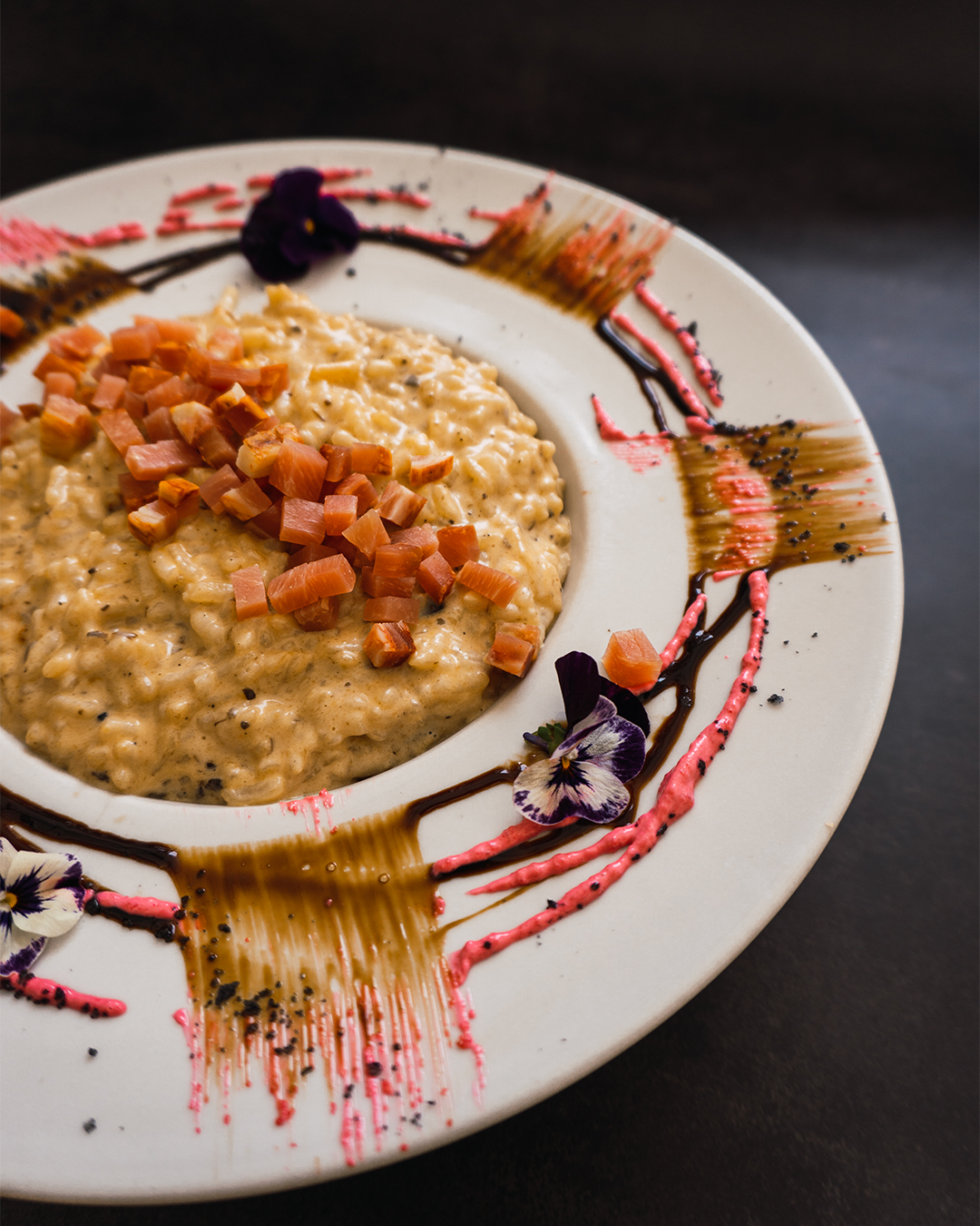 Rissoto de burrata trufado