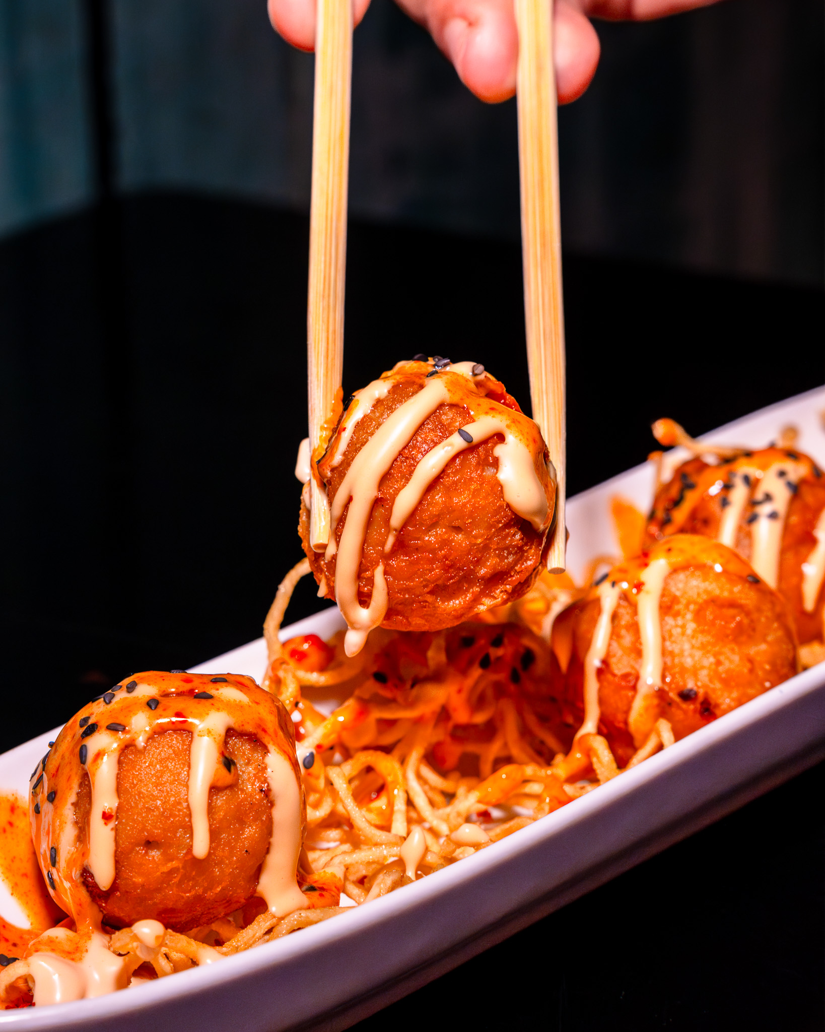Takoyaki de pulpo